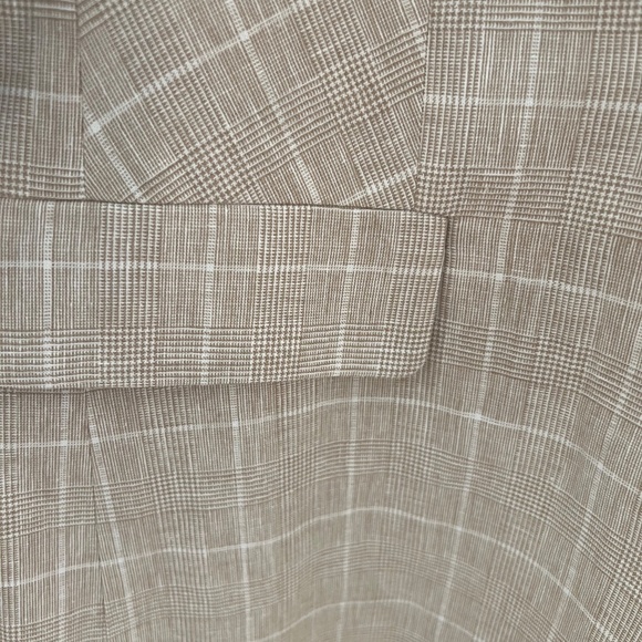 Madewell slim blazer plaid 4 - Picture 5 of 7